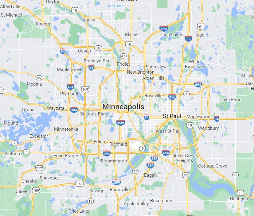 twin cities electric service area map